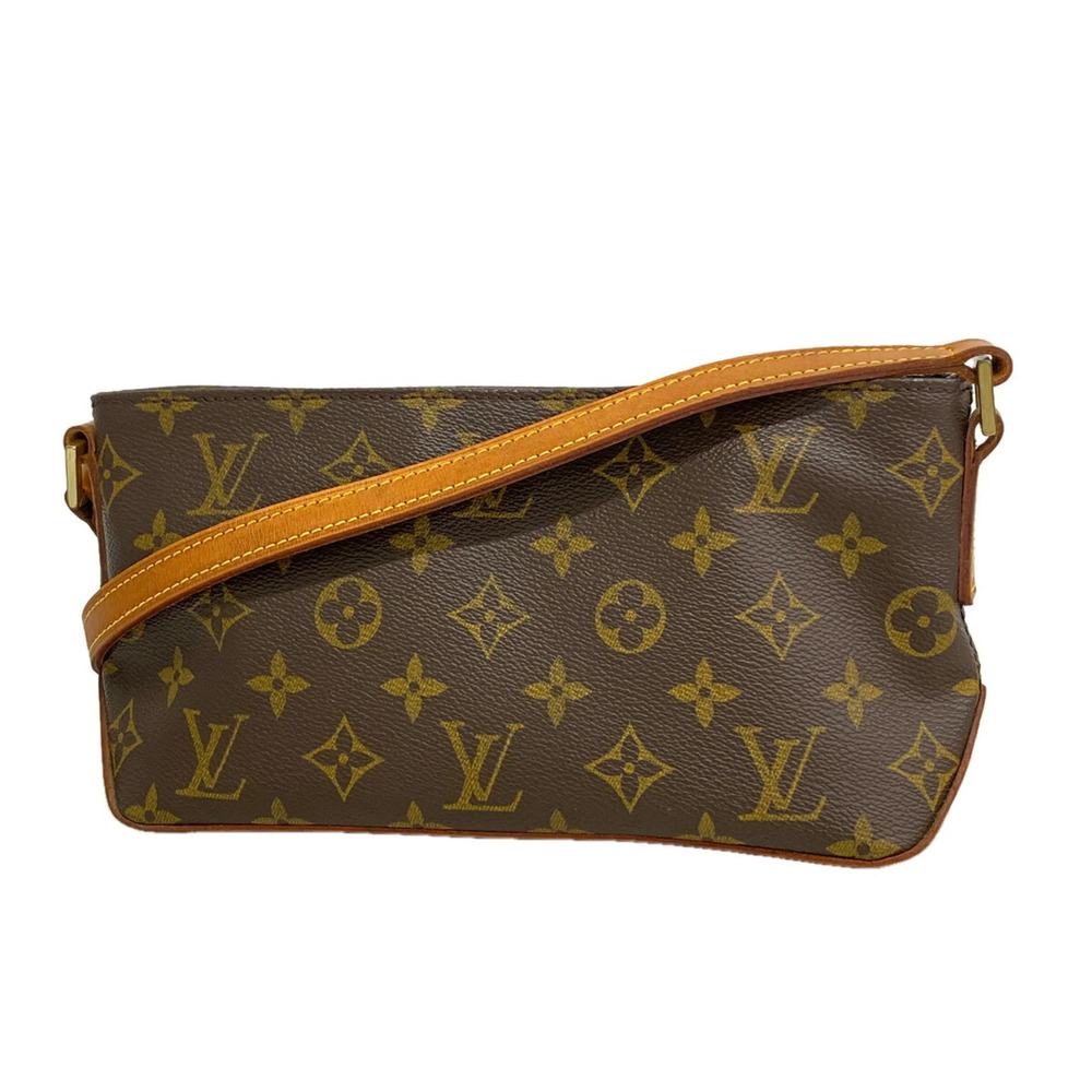 Louis Vuitton Monogram Trotteur Shoulder Bag M51240 Brown Women's P3556363